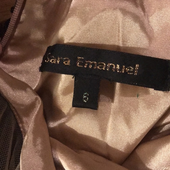 NWT BHLDN Sara Emanuel Presley Dress Black size 6 - Picture 11 of 17